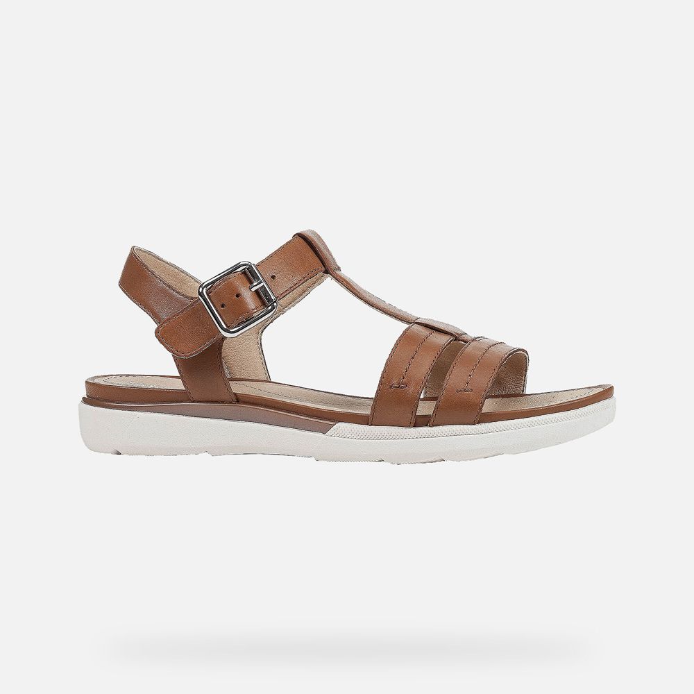 Sandalias Geox Senhora Marrom - Hiver - PGASI2396